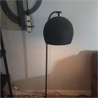 standing lamp with bell shade