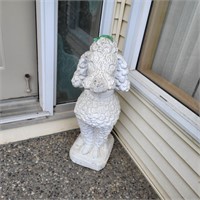 O404 Poodle outdoor figurine