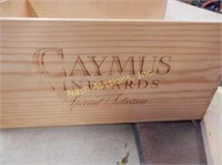 Caymus Vineyards wood box