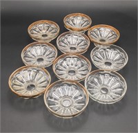 “TEXAS” Pattern Shallow Footed Bowls
