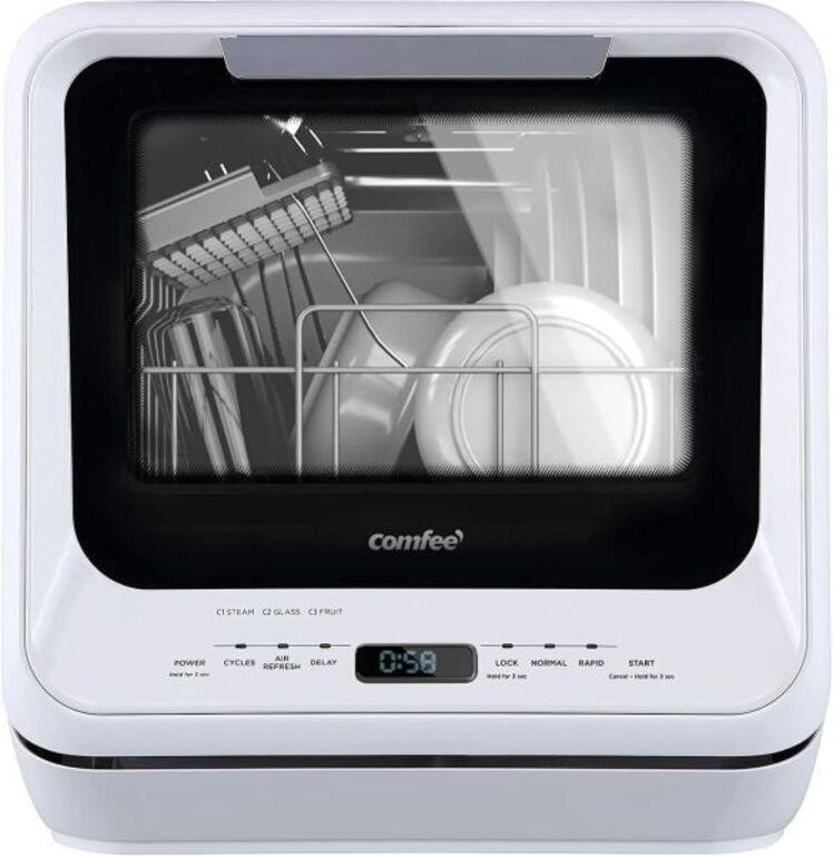 COMFEE' Countertop Dishwasher, Portable with 5L