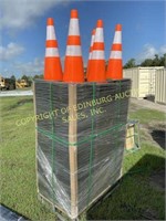 BRAND NEW CRATE OF 250 SAFETY HIGHWAY CONES