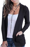Medium size VOIANLIMO Women's Open Front Casual