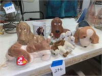 COLLECTION OF BASSET HOUNDS