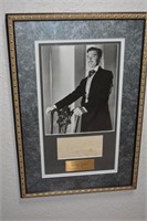 Clark Gable Framed Autograph