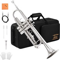 Eastar Bb Standard Trumpet Set for Beginner  Brass