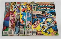 Lot of 6 Vintage DC and Marvel Comics