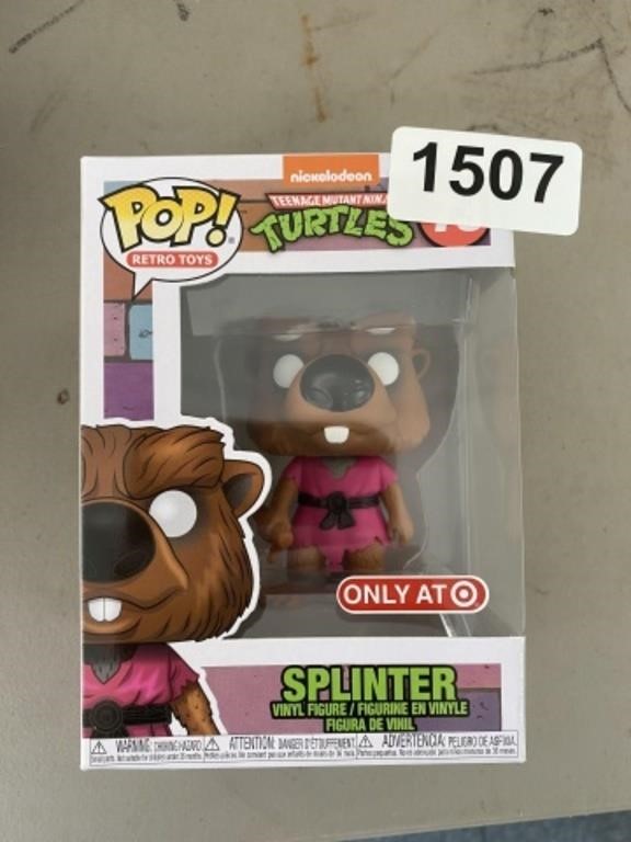 NINJA TURTLES SPLINTER FUNKO POP