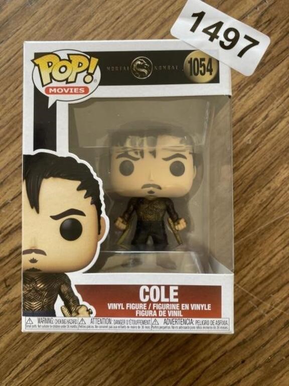 MORTAL COMBAT COLE FUNKO POP #1054