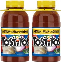 2-Pk Tostitos Medium Salsa, 1.21L