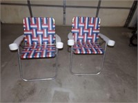 2 folding camp chairs