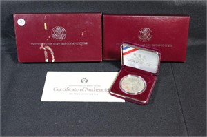 1988 S Olympic Coins Silver Dollar Proof in Elegan
