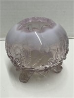 Fenton Footed Dish - Purple Tint