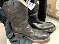 MEN’S LEATHER BOOTS MADE IN MEXICO - SZ 11 ? -