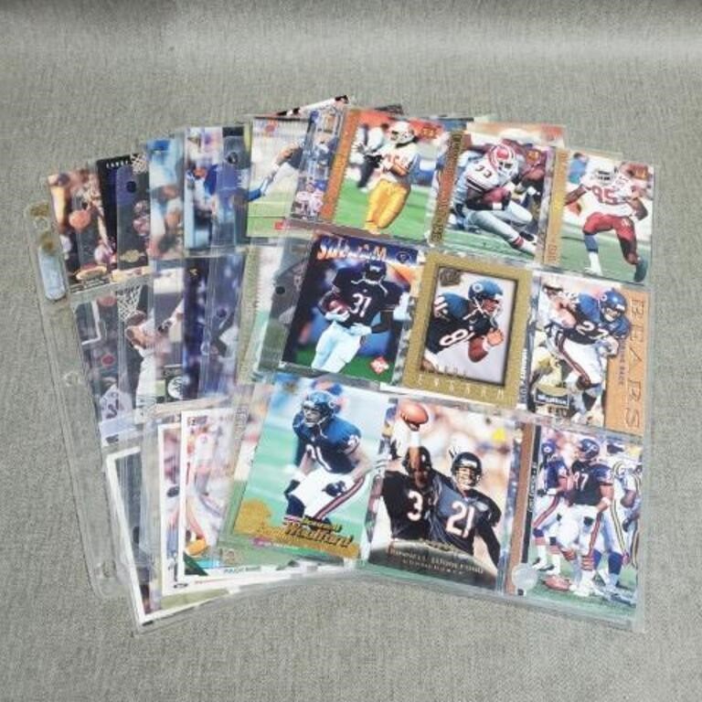 Mixed Sports Cards - 7 pages, 60+ Cards