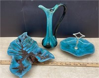 BMP Leaf Tray & Handled Tray. Unmarked Pitcher