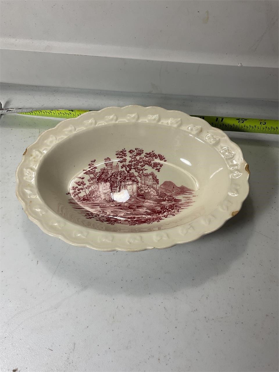 Taylor Smith & Taylor Pink Castle Salad Plate