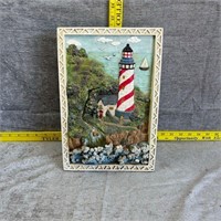 3D Lighthouse Tabletop Water Fountain