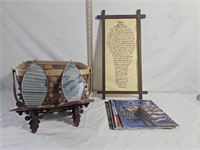 Religious Framed Art, Mirrors, Basket & More