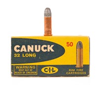 CANUCK C.I.L. 32 LONG RIM-FIRE VTG AMMUNITION