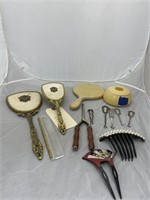 Ladies Mirrors Combs Powder Boxes & More