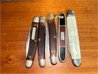 Pocket Knife Set of 5