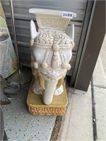 Elephant End Table / Plant Stand - VERY HEAVY