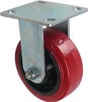 5 in. Polyurethane & Steel Rigid Plate Caster