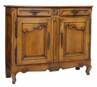 PROVINCIAL LOUIS XV STYLE FRUITWOOD SIDEBOARD