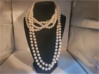 Pr faux pearl necklaces