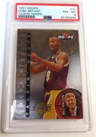 1997 Hoops #15 Kobe Bryant Talkin Hoops PSA 8