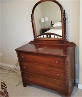 Jenny Lind 3 drawer Dresser with mirror