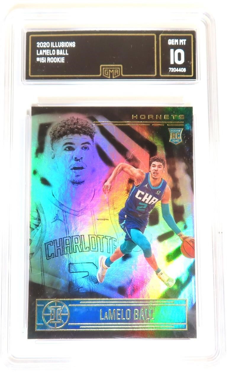 2020 Illusions LaMelo Ball Rookie Card, GMA 10