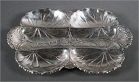 STERLING Art Nouveau Lily Serving Tray