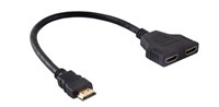 (New)
1080P Male to Dual Female Splitter Cable