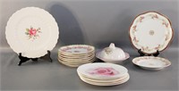 Copeland Spode, Wedgwood, and Limoges Plates
