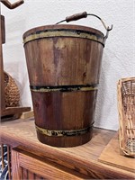 Primitive Wooden Bucket