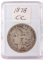 Coin 1878-CC Morgan Silver Dollar in Good