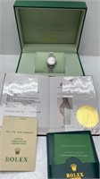 Rolex 18k white gold oyster perpetual datejust