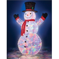 The Illuminated 6 Foot Pop Up Snowman