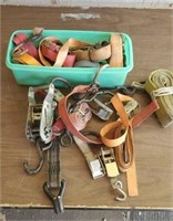 Tub of Misc Straps