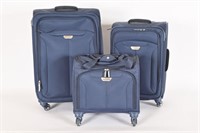 Ricardo 3pc Expandable Softside Luggage On Wheels