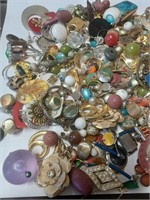 Lot of Various Costume Earrings, Beads for