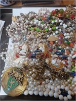 Large Lot of Costume Jewelry and Jewelry Making