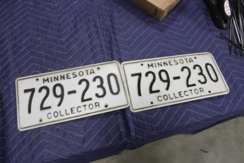 Set Minnesota Collector License Plates