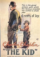 CHARLIE CHAPLIN "THE KID" 1930'S MOVIE POSTER
