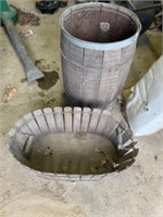 Nail keg, and wood plant
