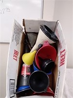 Group of assorted funnel
