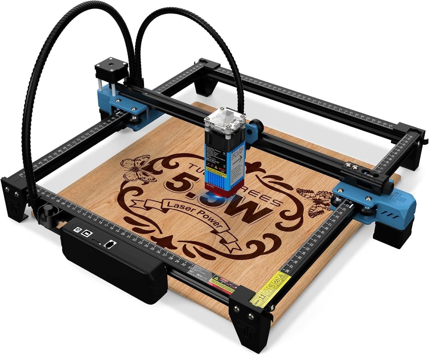 TTS-55 PRO 5500mW Laser Engraver Machine Laser Cut