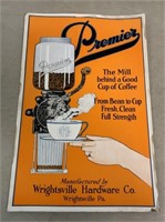 Premier Coffee Wrightsville Hardware Ad